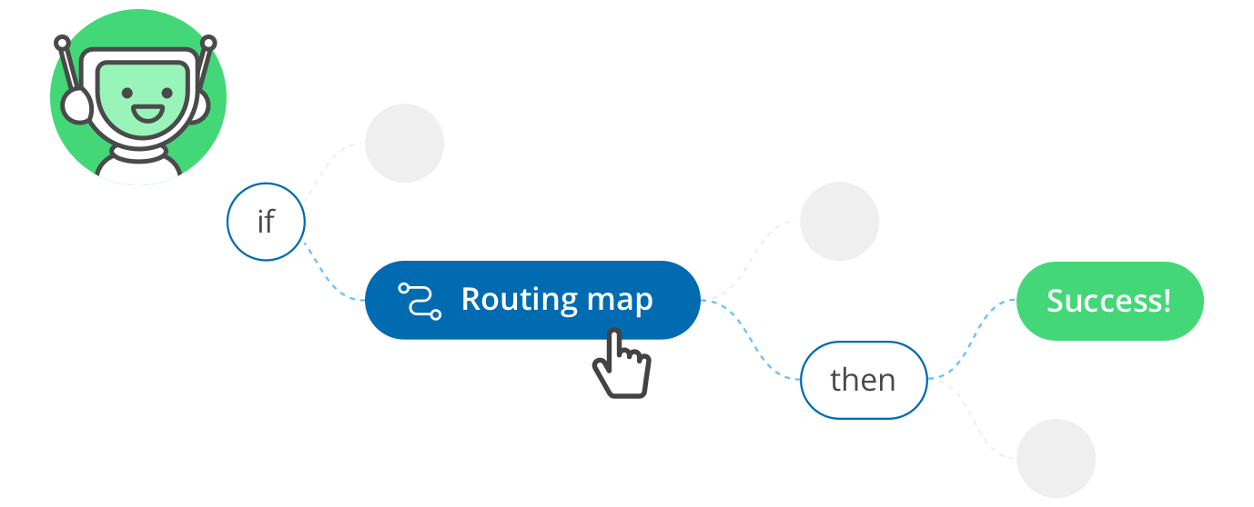 Map your chatbot’s path to success with the routing map view