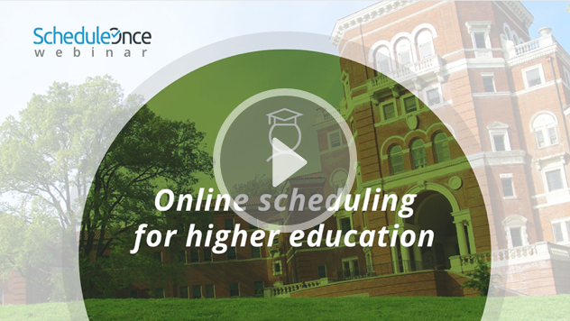 Online scheduling for higher education