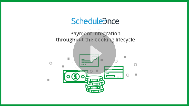 Payment integration throughout the booking lifecycle