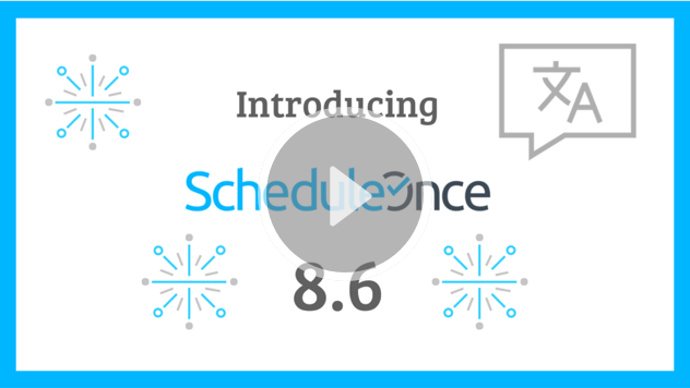 Whats new in ScheduleOnce 8.6